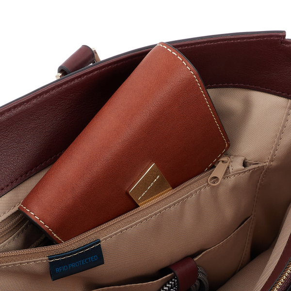Piquadro Borsa Shopping Donna Porta PC 15.6" in Pelle, Cuoio